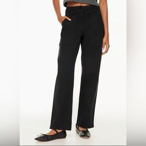 ARITZIA WILFRED • Modern Utility Pant • Black, Size 2
